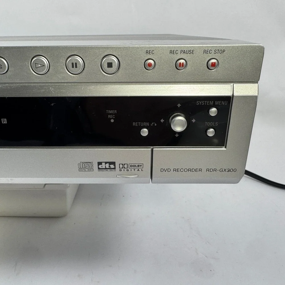 Sony RDR-GX300 Silver DVD Recorder VHS Combo‎ Player Record and Playback